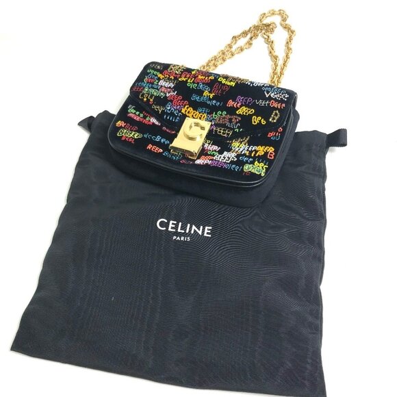 CELINE Black Shoulder Bag - Picture 16 of 16